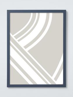 John Lewis MDF Poster Frame, 12 x 16" (30 x 40cm), Lake Blue, Lake Blue
