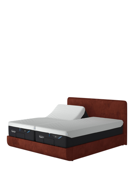 TEMPUR® Arc™ Ergo® Smart Form Upholstered Bed Frame, King Size, Copper