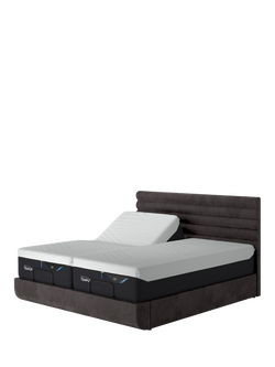 TEMPUR® Arc™ Ergo® Smart Vectra Upholstered Bed Frame, King Size, Dark Grey