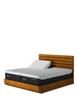 TEMPUR® Arc™ Ergo® Smart Vectra Upholstered Bed Frame, King Size, Gold