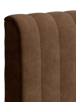 TEMPUR® Arc™ Ergo® Smart Vertical Upholstered Bed Frame, King Size - view 2, Brown