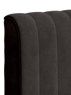 TEMPUR® Arc™ Ergo® Smart Vertical Upholstered Bed Frame, King Size - view 2, Dark Grey