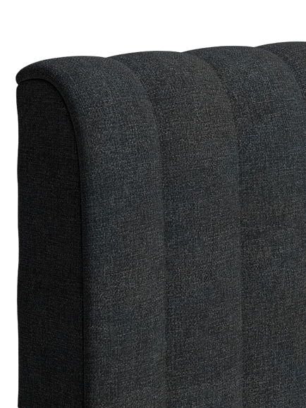 TEMPUR® Arc™ Ergo® Smart Vertical Upholstered Bed Frame, King Size - view 2, Dark Stone