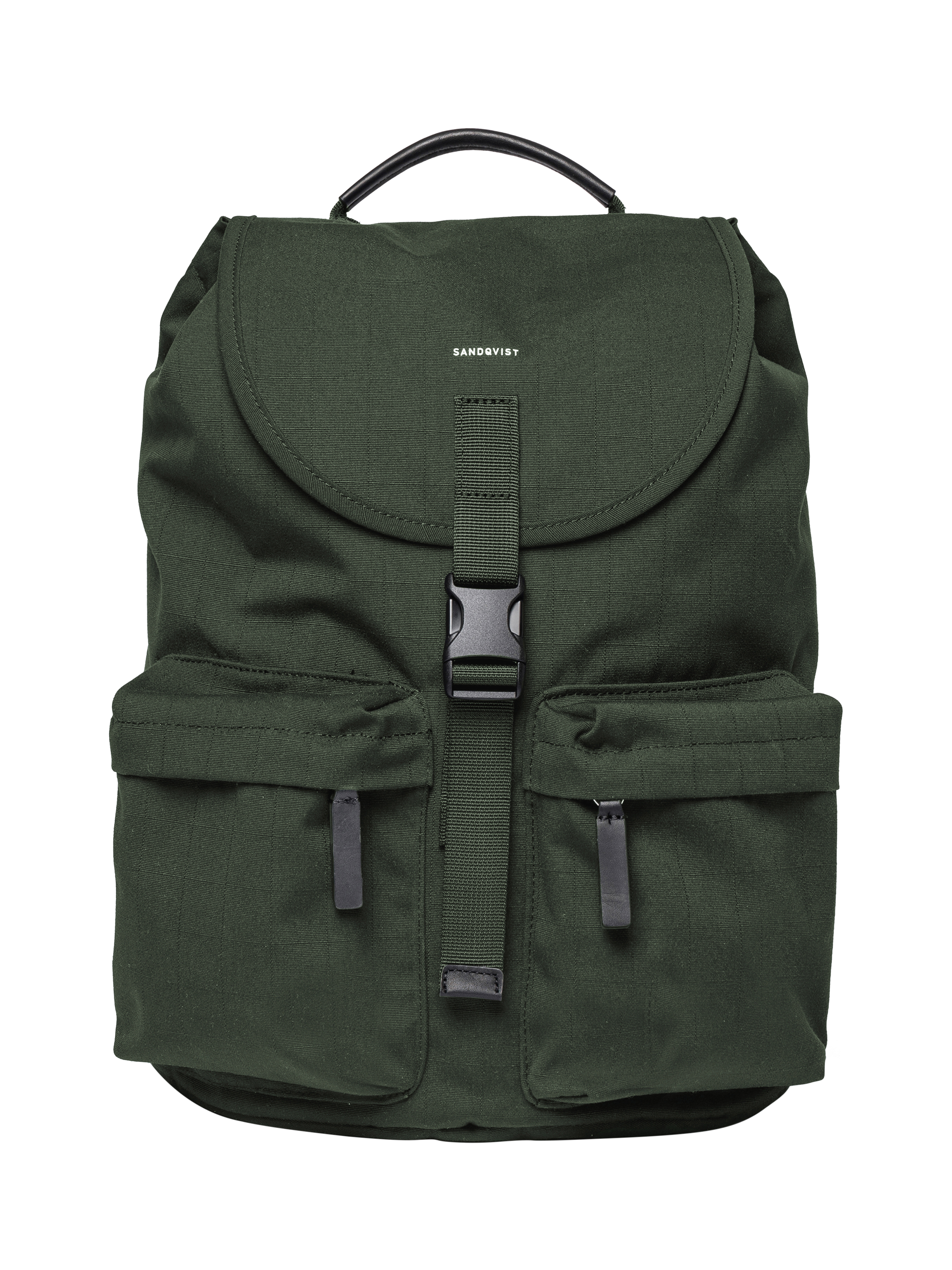 Sandqvist Everyday 14" Laptop Backpack, 17.5L, Dark Forest