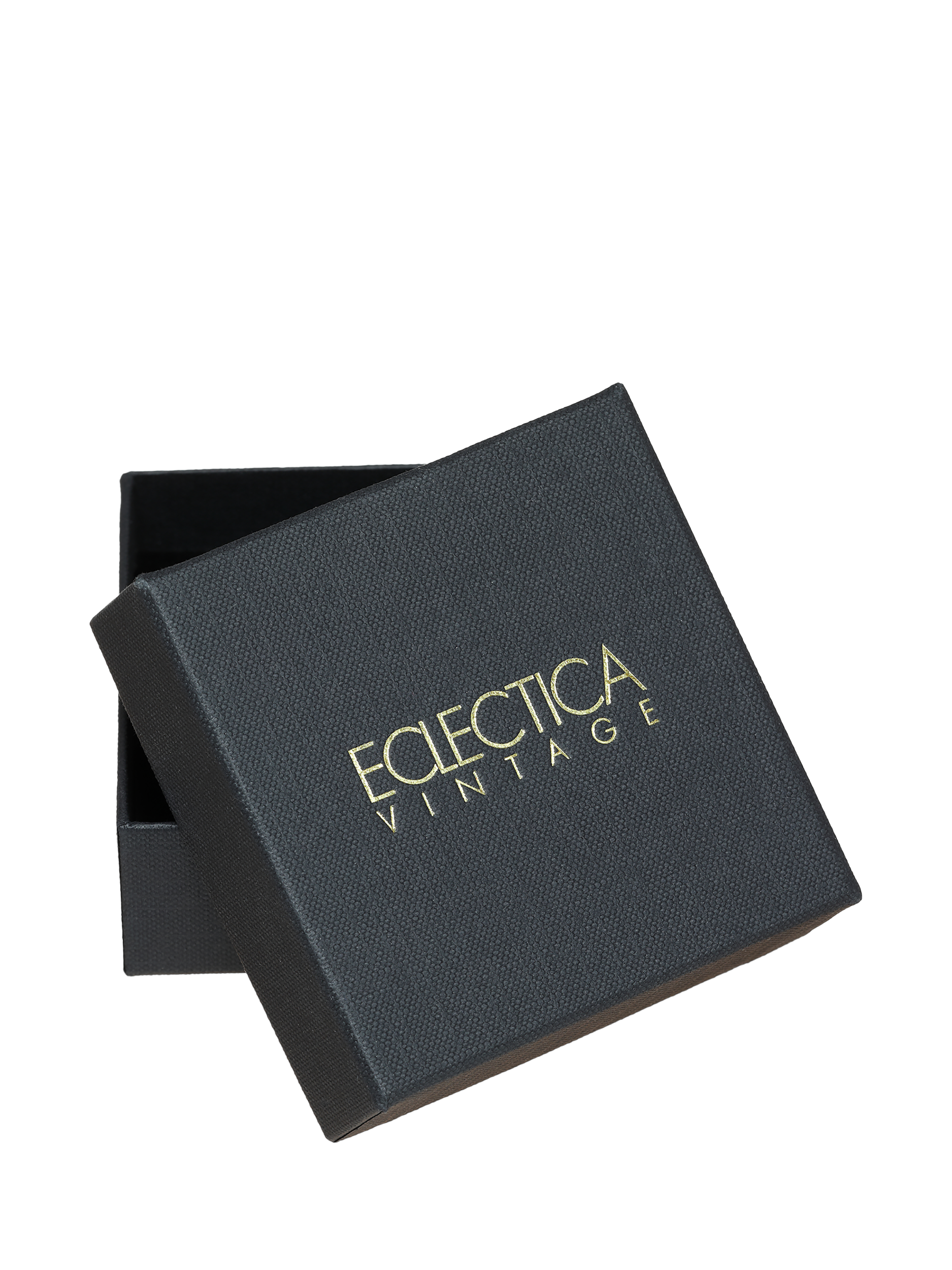 Product image 3 of 3, which shows Eclectica Pre-Loved 18ct Gold and Rhodium Plated Onyx Pendant Necklace, Dated Circa 1980s