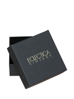 Eclectica Pre-Loved Refound Crystal Cluster Pendant Necklace, Dated Circa 1980s - view 2, Silver/Blue