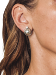 Eclectica Pre-Loved Refound Faux Pearl Clip-On Earrings, Dated Circa 1980s