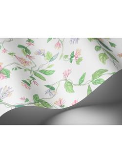 Cole & Son Flora Wallpaper - view 2, Blush/Sage/Cream 124/3015
