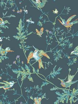 Cole & Son Hummingbirds Wallpaper, Viridian