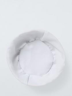 John Lewis Woven Rattan Basket, White - view 2, White