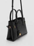 Mango Harvey Small Crossbody Grab Bag, Black