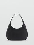 Mango Rafa Shoulder Bag, Black