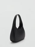 Mango Rafa Shoulder Bag, Black