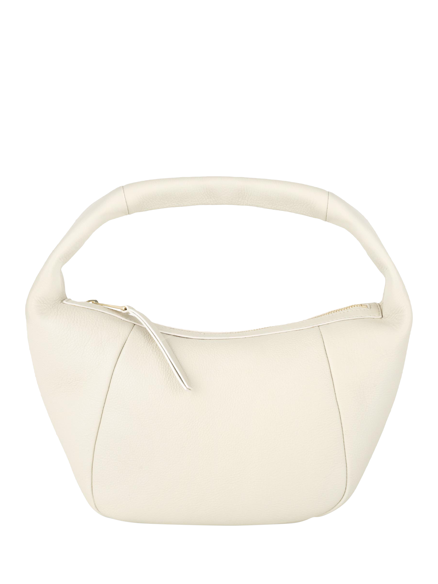 Product image 1 of 4, which shows Apatchy London Jasmine Leather Shoulder Bag, Stone
