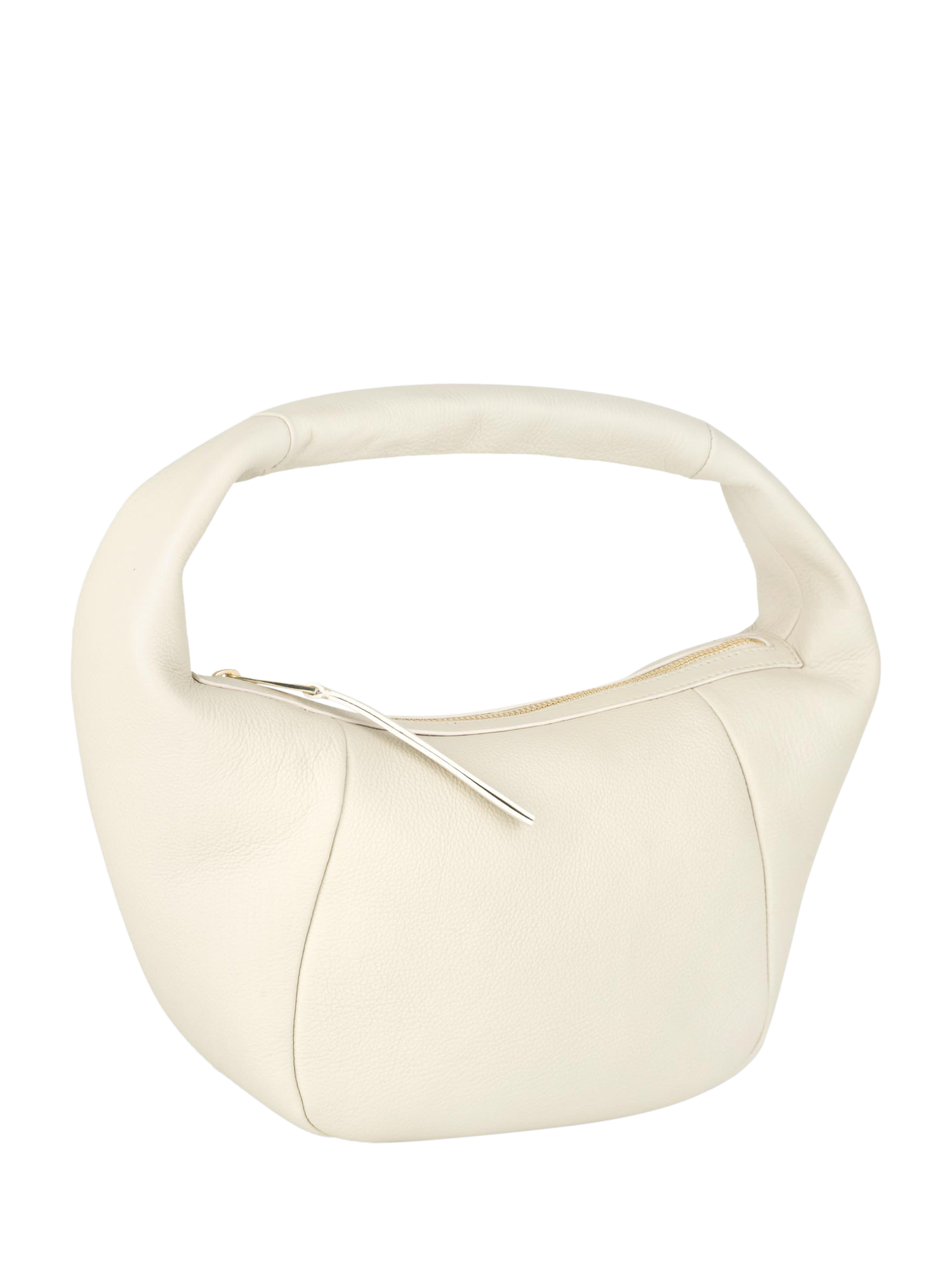 Product image 2 of 4, which shows Apatchy London Jasmine Leather Shoulder Bag, Stone