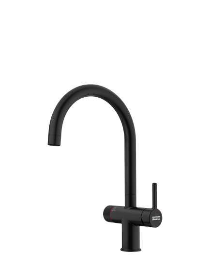 Franke Maris 3-in-1 Mechanical Water Hub Boiling Hot Water Swivel Spout Single Lever Kitchen Tap - view 2, Silver Chrome