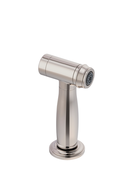 Franke Heritage Perla Pull-Out Rinse Tap - view 2, Polished Nickel