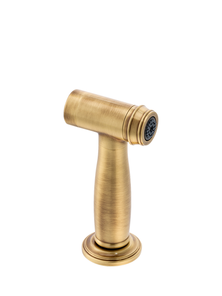 Franke Heritage Perla Pull-Out Rinse Tap - view 2, Brass