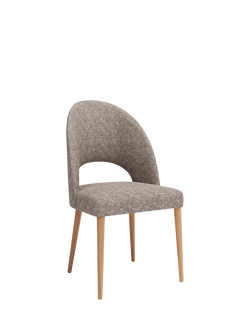 John Lewis Moritz II Dining Chair, Oak Leg, Atlas Shale