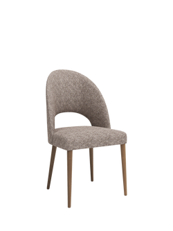 John Lewis Moritz II Dining Chair, Walnut Leg, Atlas Shale