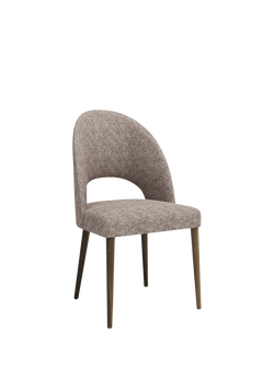 John Lewis Moritz II Dining Chair, Smoked Oak Leg, Atlas Shale