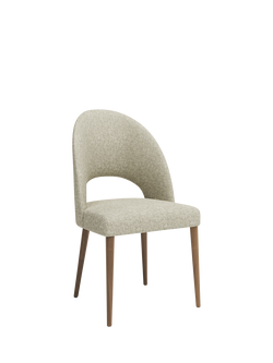 John Lewis Moritz II Dining Chair, Walnut Leg, Avellino Noble