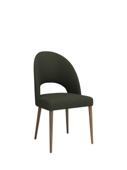 John Lewis Moritz II Dining Chair, Walnut Leg, Everest Fern