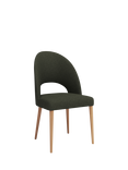 John Lewis Moritz II Dining Chair, Oak Leg, Everest Fern