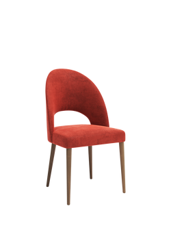 John Lewis Moritz II Dining Chair, Walnut Leg, Ombra Sunset