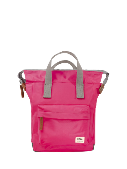 ROKA London Bantry B Recycled Nylon Small Backpack, 7L, Sparkling Cosmo