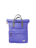 ROKA London Canfield B Recycled Nylon Rolltop Backpack, 15L, Simple Purple