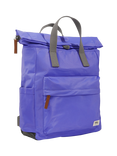 ROKA London Canfield B Recycled Nylon Rolltop Backpack, 15L, Simple Purple