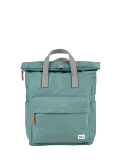 ROKA London Canfield B Recycled Nylon Rolltop Backpack, 15L, Sage