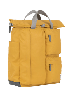 ROKA London Waterhouse Recycled Canvas Rolltop Backpack, 16.4L - view 2, Flax