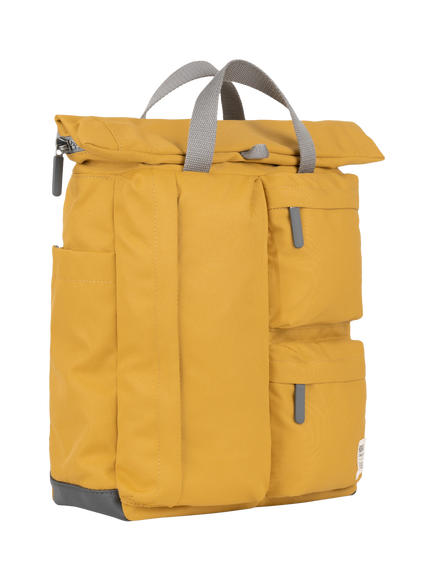 ROKA London Waterhouse Recycled Canvas Rolltop Backpack, 16.4L - view 2, Flax