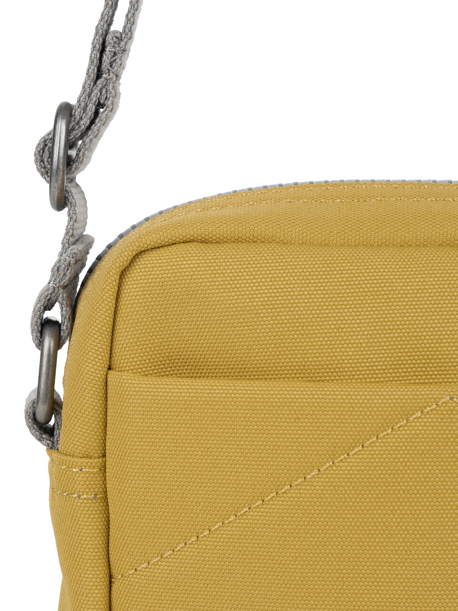 Product image 5 of 7, which shows ROKA London Bond Recycled Canvas Crossbody Pocket Bag, 1.5L, Flax