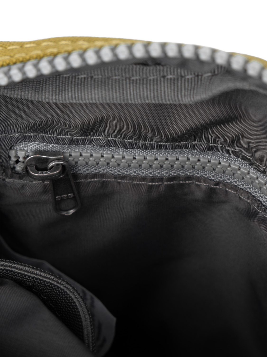 Product image 6 of 7, which shows ROKA London Bond Recycled Canvas Crossbody Pocket Bag, 1.5L, Flax