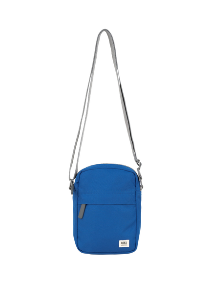 ROKA London Bond Recycled Canvas Crossbody Pocket Bag, 1.5L, Galactic Blue