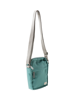 ROKA London Bond Recycled Canvas Crossbody Pocket Bag, 1.5L - view 2, Sage