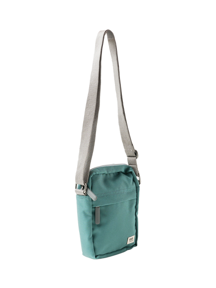 ROKA London Bond Recycled Canvas Crossbody Pocket Bag, 1.5L - view 2, Sage