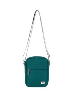 ROKA London Bond Recycled Canvas Crossbody Pocket Bag, 1.5L, Teal