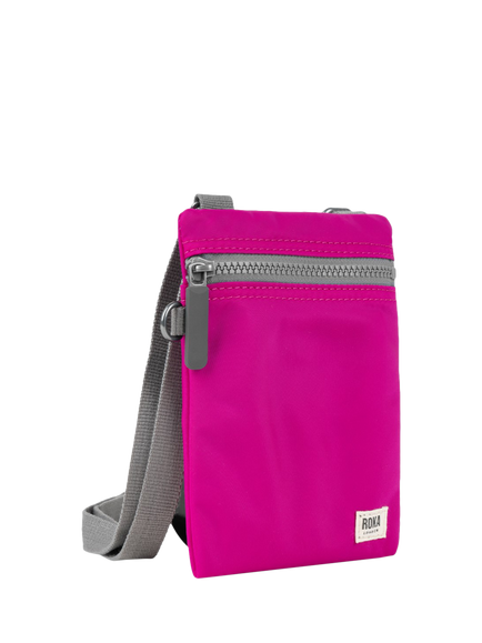 ROKA London Chelsea Recycled Nylon Crossbody Pocket Bag - view 2, Candy