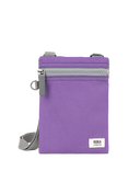 ROKA London Chelsea Recycled Nylon Crossbody Pocket Bag, Imperial Purple