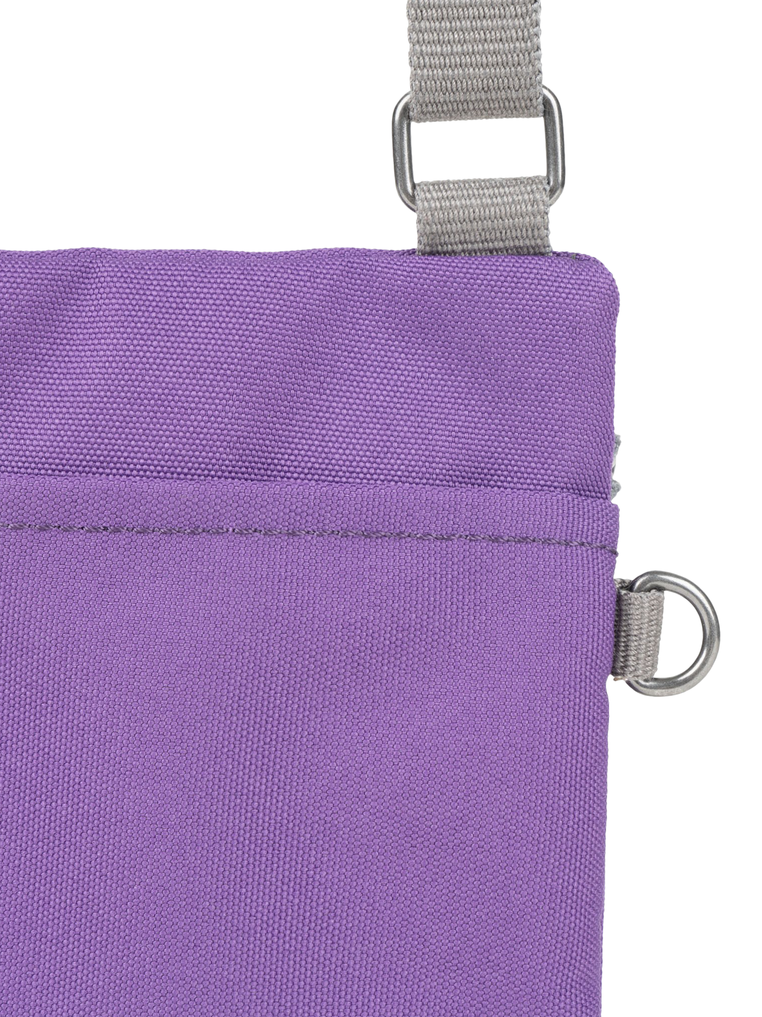 Product image 5 of 6, which shows ROKA London Chelsea Recycled Canvas Crossbody Pocket Bag