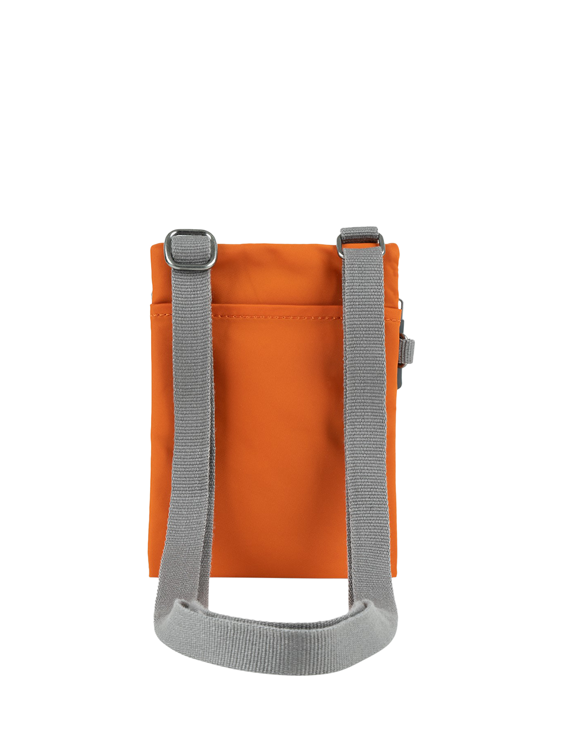 Product image 3 of 6, which shows ROKA London Chelsea Recycled Nylon Crossbody Pocket Bag, Burnt Orange
