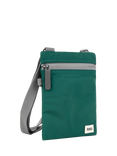 ROKA London Chelsea Recycled Nylon Crossbody Pocket Bag, Teal