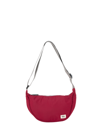 ROKA London Farringdon Slouch Bag, Berry