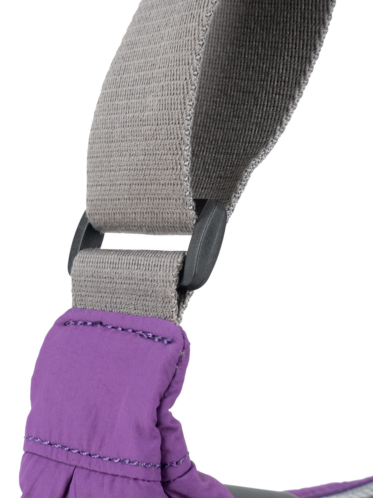 Product image 5 of 6, which shows ROKA London Farringdon Slouch Bag, Purple