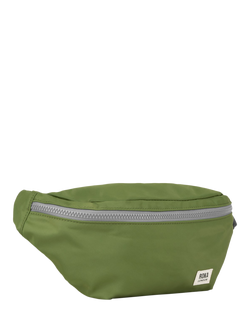 ROKA London Jubilee Recycled Nylon Hip Bag, 3.2L - view 2, Avocado