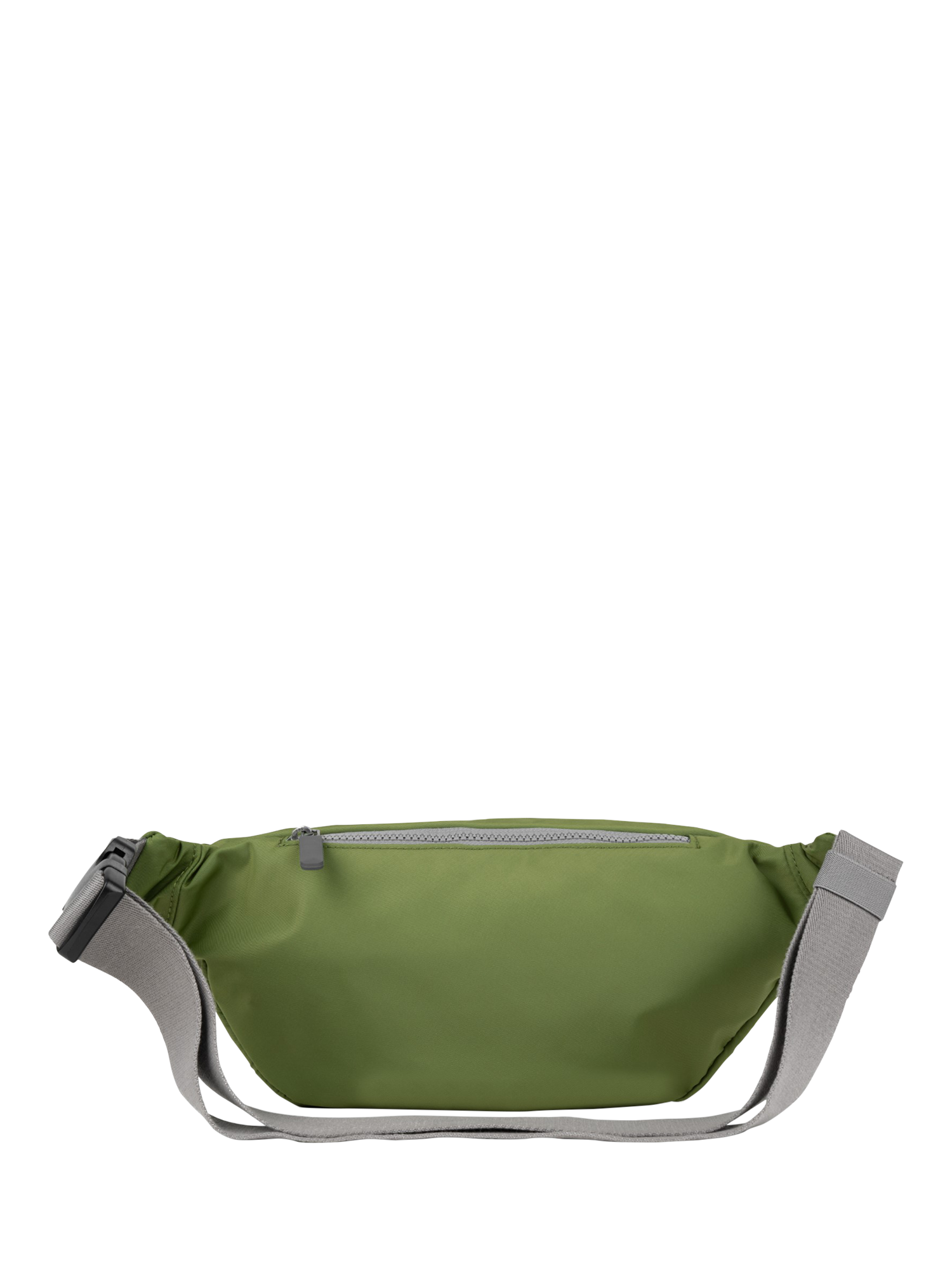 Product image 3 of 7, which shows ROKA London Jubilee Recycled Nylon Hip Bag, 3.2L, Avocado